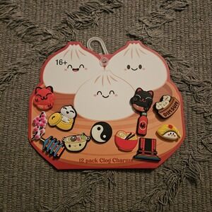 The Spring Shop HL 12 Piece Clog/ Croc Charms New Ramen Theme‎